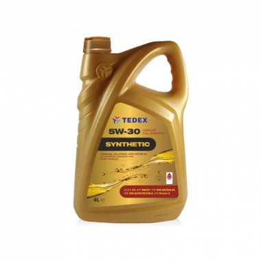 Моторное масло TEDEX SYNTHETIC SN/SM/CF 5W30 - 4л (299034)