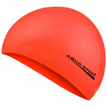 Шапка для плавания Aqua Speed Soft Latex 122-75 5733 неоновий помаранчевий Уні OSFM (5908217657336) (286134)