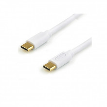 Дата кабель USB-C to USB-C 5.0m 30W 1.5A QC 3.0 white Atcom (AT-C50) (346134)
