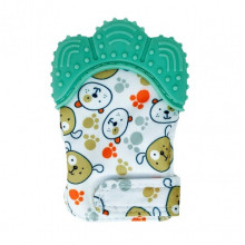 Прорезыватель-перчатка "Лапка" MGZ-0412(Turquoise) на липучке Прорезыватель-перчатка "Лапка" MGZ-0412(Turquoise) на липучке