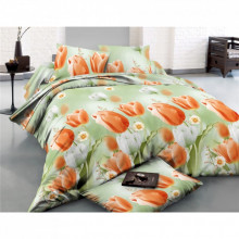 Постельное белье MirSon Сатин 22-1287-1 Tulips 160х220 (2200004109954) (335234)