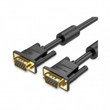 Кабель мультимедийный VGA M to VGA M 5.0m black Vention (DAEBJ) (344234)