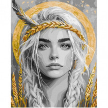 Картина по номерам "Колоски в волосах" ©art_selena_ua KHO8558, 40х50 см