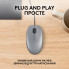 Мышка Logitech M110 Silent USB Mid Gray (910-006760) (340534)