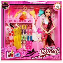 Игровой набор Кукла с дочкой "Quenn Sweet" 313K43(Red) с аксессуарами
