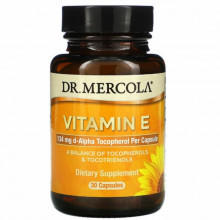 Витамин Dr. Mercola Витамин E, Vitamin E, 30 капсул (MCL-01508) (304634)