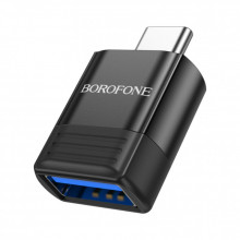 Переходник BV18 USB to USB-C M USB3.0 Black BOROFONE (6941991104015) (340734) Переходник BV18 USB to USB-C M USB3.0 Black BOROFONE (6941991104015) (340734)