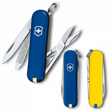 Нож Victorinox Classic SD Ukraine Синьо-жовтий (0.6223.2.8) (277934)