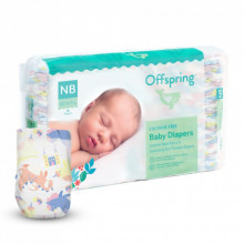 Подгузники Offspring FairyTale, розмір NB, до 4 кг 56 шт (DP-OI-FAT-NB56P-FRT) (315934)