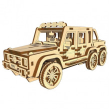 Деревянный конструктор "Пикап 6х6" OPZ-001, 174 детали