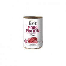 Консервы для собак Brit Mono Protein с говядиной 400 г (8595602529766) (205254)