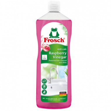 Жидкость для чистки ванн Frosch Для удаления известкового налета Малина 1 л (4009175953803) (258254)