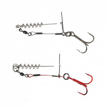Оснастка Savage Gear Carbon49 Corkscrew Stinger 3/0 31kg (2 шт/уп.) (1854.09.72) (281554)