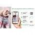 Шлей для собак WAUDOG Nylon с QR паспортом анатомическая H-образная "Флаг" М (5150-0229) (309554)