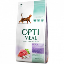 Сухой корм для кошек Optimeal с эффектом выведения шерсти – утка 10 кг (4820083909979) (322654) Сухой корм для кошек Optimeal с эффектом выведения шерсти – утка 10 кг (4820083909979) (322654)