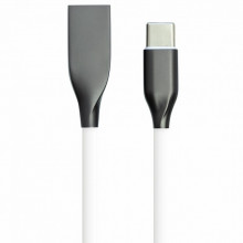 Дата кабель USB 2.0 AM to USB-C 1.0m white PowerPlant (CA910717) (260754)