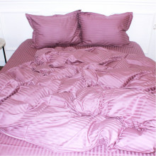 Постельное белье MirSon SatinStripe 30-0008SmokyPink 110х140 Детский (2200005246122) (324754)