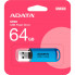 USB флеш накопитель ADATA 64GB C906 Blue USB 2.0 (AC906-64G-RWB) (239854)