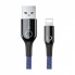 Дата кабель USB 2.0 AM to Lightning 1.0m 2.4A blue Baseus (CALCD-03) (323954)