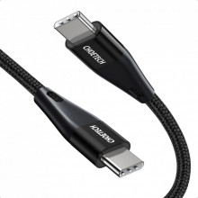 Дата кабель USB-C to USB-C 1.2m USB4.Gen 3 40 Gbps 240W Choetech (XCC-1040) (322064)
