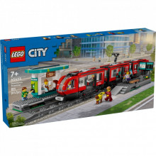 Конструктор LEGO City Трамвай и вокзал в центре города 811 деталей (60423) (236164)