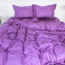 Пододеяльник MirSon Satin Stripe 30-0009 Purple 220х240 см (2200005250884) (330264)