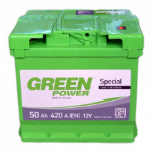 Аккумулятор автомобильный GREEN POWER 50Ah (000022355) (297364)