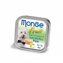 Консервы для собак Monge DOG FRUIT лосось с грушей 100 г (8009470013246) (322364)
