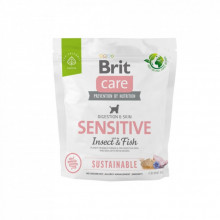 Сухой корм для собак Brit Care Dog Sustainable Sensitive Insect and Fish 1 кг (8595602559213) (323364) Сухой корм для собак Brit Care Dog Sustainable Sensitive Insect and Fish 1 кг (8595602559213) (323364)