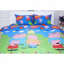 Постельное белье MirSon Бязь Ranforce Elite 17-0507 Peppa Семейный 160x220 (2200004733364) (333364)