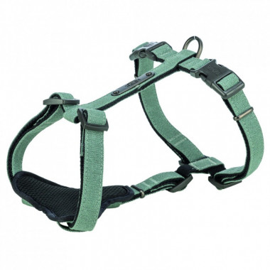 Шлей для собак Trixie CityStyle H-harness Хлопок L–XL 75–120 см 25 мм Светло-зеленая (4053032682672) (310564)