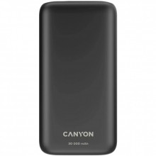 Батарея универсальная Canyon PB-301 30000mAh PD/20W, QC/3.0 (CNE-CPB301B) (206764)
