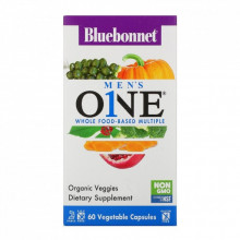Мультивитамин Bluebonnet Nutrition Мужские Мультивитамины, Men's One, 60 вегетарианских капсу (BLB0141) (306764)