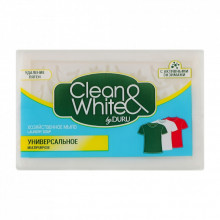 Мыло для стирки Duru Clean&White Хозяйственное Универсальное 2 x 120 г (8690506521875) (235864)