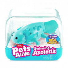 Интерактивная игрушка Pets & Robo Alive S1 Аксолотль (бирюзовый) (9556B) (265864)