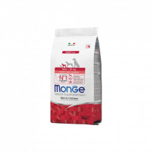 Сухой корм для собак Monge Dog Mini Puppy&Junior со вкусом курицы и риса 3 кг (8009470004015) (322864)
