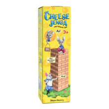Настольная игра "Cheese Jenga" 30545, 54 бруска Настольная игра "Cheese Jenga" 30545, 54 бруска