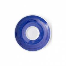 Блюдце Ancap серія Verona Millecolori 12 см Blue для серій "Verona/Torino/Roma Millecolori Hand Painted" (34405) (290964)