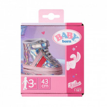 Аксессуар к кукле Zapf Обувь для куклы Baby Born - Серебряные кроссовки (831762) (334964) Аксессуар к кукле Zapf Обувь для куклы Baby Born - Серебряные кроссовки (831762) (334964)