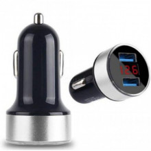 Автомобильное зарядное устройство (АЗУ) HZ HC6 на 2 USB Чёрный (256074)