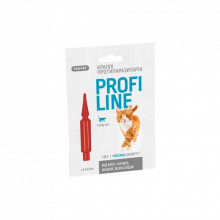 Капли для животных ProVET Profiline инсектоакарицид для кошек 4-8 кг 1/1 мл (4823082431120) (303074)