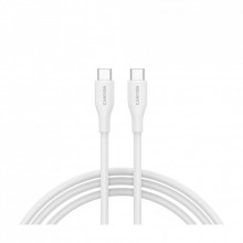 Дата кабель USB-C to USB-C 1.0m CC60SC10 60W Silicon White Canyon (CNS-CC60SC10W) (322174) Дата кабель USB-C to USB-C 1.0m CC60SC10 60W Silicon White Canyon (CNS-CC60SC10W) (322174)