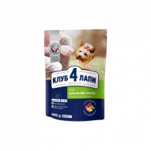 Сухой корм для собак Club 4 Paws Премиум. Для малых пород 400 г (4820083909528) (323174)
