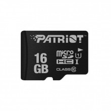 Карта памяти Patriot 16GB microSDHC class 10 UHS-I LX (PSF16GMDC10) (160274)