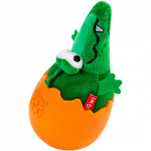 Игрушка для собак GiGwi EGG Крокодил-неваляшка с пищалкой 14 см (2319) (307274)