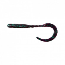 Силикон рыболовный Reins Curly Curly 4" 012 Junebug (15 шт/уп.) (1552.00.35) (283374)