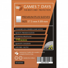Протектор для карт Games7Days 57,5 х 89 мм, 110 мікрон USA Chimera, 50 шт (PREMIUM+) (GSD-035789) (200474)