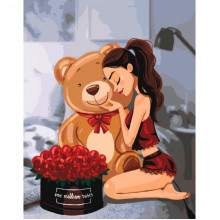 Картина по номерам."One million roses" KHO4606, 40х50 см