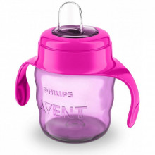 Поильник-непроливайка Philips AVENT с мягким носиком 200 мл розовый 6 мес+ (SCF551/03) (201574)