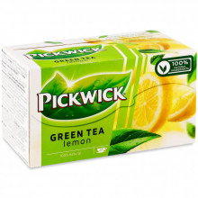 Чай Pickwick зеленый с лемонграссом и цедрой лимона 20х2 г (8711000684191) (346574)